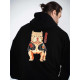 Худі оверсайз Custom Wear без начосу Yakyza Dog чорне