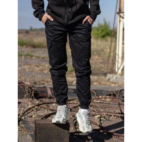 Штани без начосу Custom Wear Cargo Premium чорні