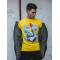 Світшот без начосу Custom Wear Criminal Panda жовтий