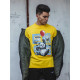 Світшот без начосу Custom Wear Criminal Panda жовтий