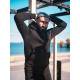 Зіпер Custom Wear з начосом чорний