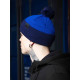 Шапка Custom Wear з бумбоном електрик із синім