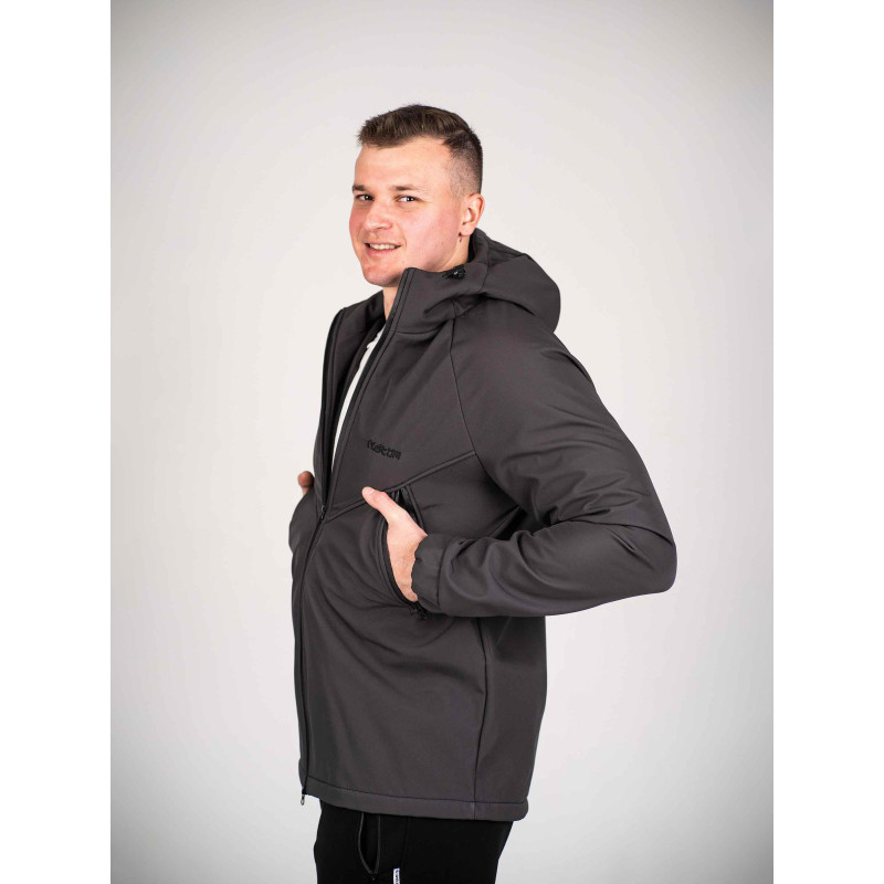 Куртка чоловіча Protection Soft Shell Dark графіт Custom Wear