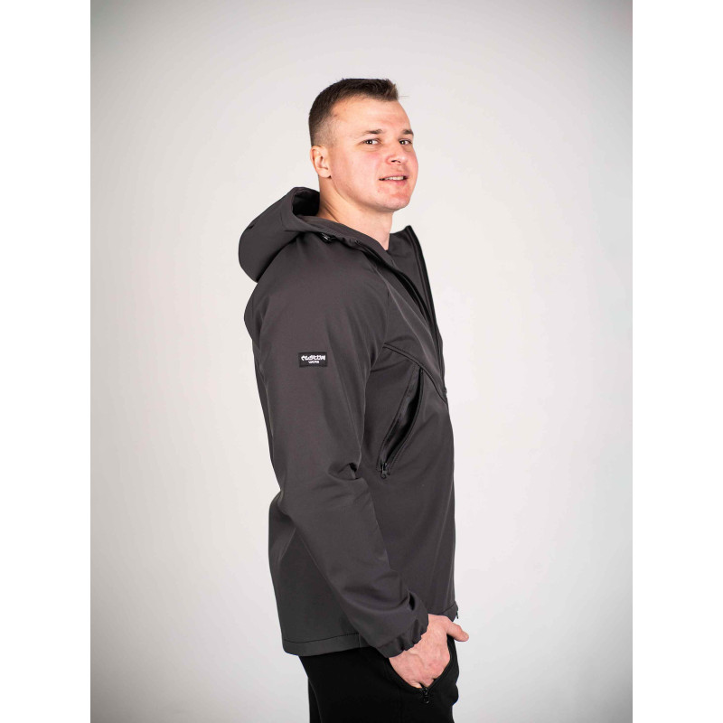 Куртка чоловіча Protection Soft Shell Dark графіт Custom Wear