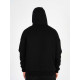Худі утеплене чорне Custom Wear Свобода блакитно-жовте лого