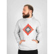 Худі утеплене Custom Wear Дух сіре