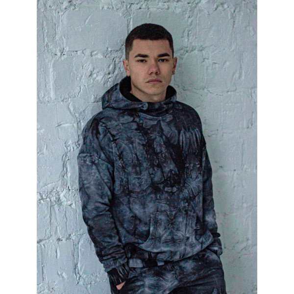 Худі спортивне Тай Дай чорне Custom Wear