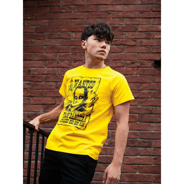 Футболка жовта Бандера Custom Wear