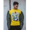 Світшот без начосу Custom Wear Criminal Panda жовтий