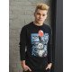 Світшот без начосу Custom Wear Criminal Panda чорний