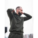 Худі оверсайз Custom Wear без начосу хакі