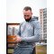 Худі оверсайз Custom Wear без начосу сіре