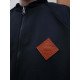 Вітрівка-бомбер Custom Wear Long двостороння чорна з сірим
