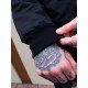 Вітрівка-бомбер Custom Wear Long двостороння чорна з сірим