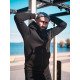 Зіпер Custom Wear з начосом чорний