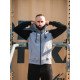Зіпер Custom Wear без начосу сірий з чорним рукавом