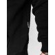 Худі утеплене чорне Custom Wear Свобода блакитно-жовте лого