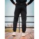 Штани спортивні оверсайз Custom Wear Teddy чорні